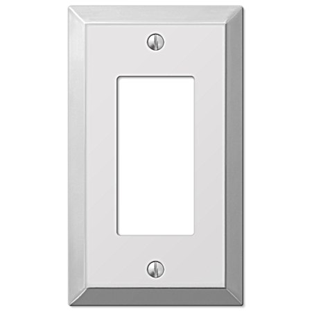 Century 1 Rocker Wallplate - Polished Chrome Steel