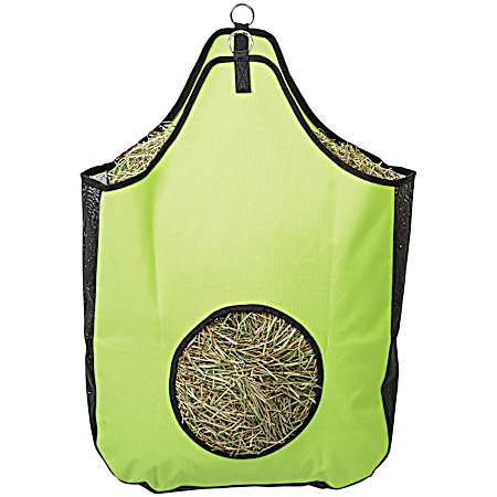 Lime Green Cordura w/ Mesh Hay Bag
