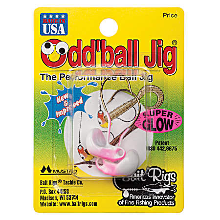 2 pk. Jigs - Pink/White