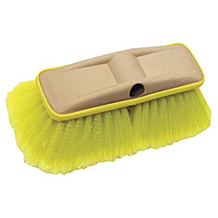 Premium Yellow Soft Wash Brush w/ Bumper Edge