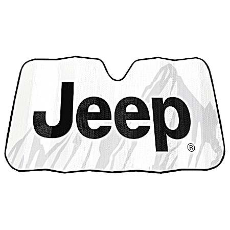 Jeep Logo Accordion Sun Shade