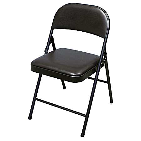 Cinnabar Vinyl Pad Folding Chair