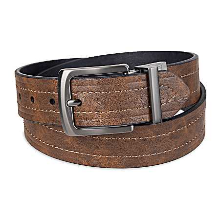 Men's Black/Brown 40mm Reversible Belt