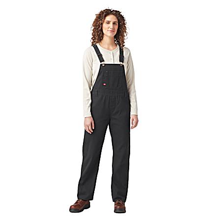 Women's Relaxed Fit Straight Leg Bib Overalls