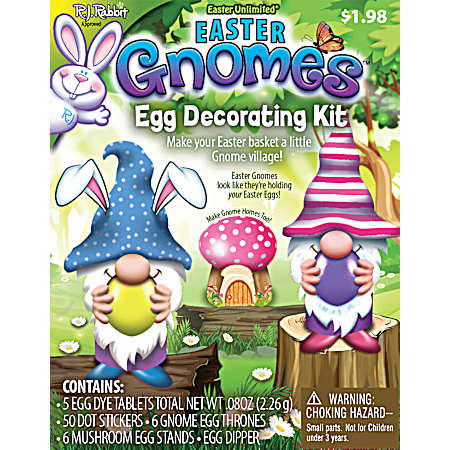 Easter Gnomes Egg Decorating Kit
