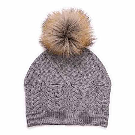 Ladies' Brushed Acrylic Cable Beanie