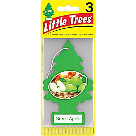 Green Apple Car Air Freshener - 3 Pk