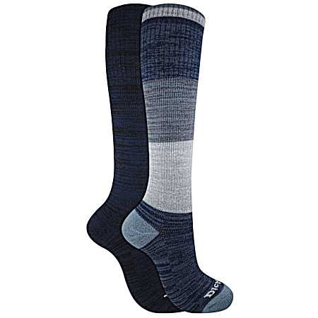 Women's Over-The-Calf Compression Socks - 2 Pk