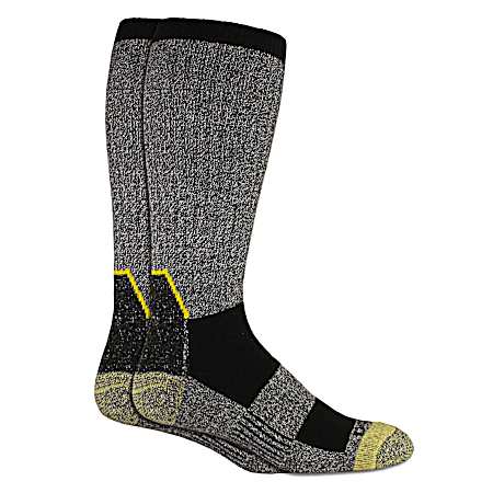 Men's Black Kevlar Crew Socks - 2 Pk