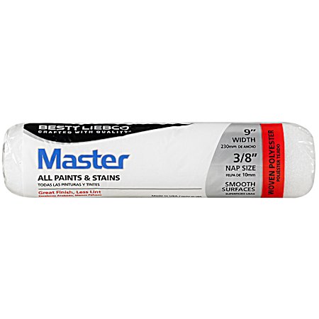 Master 9 in x 3/8 in Woven Polyester Roller Cover