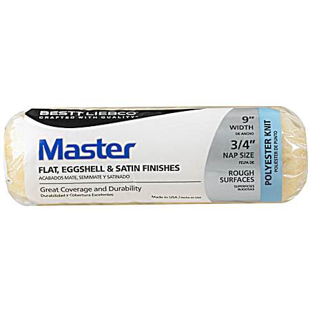 Master 9 in x 3/4 in Polyester Knit Roller Cover