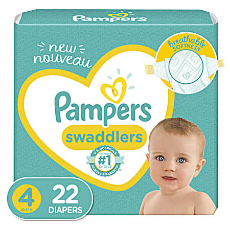 Swaddlers Jumbo Pack Size 4 Diapers - 22 Ct