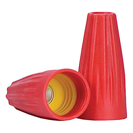 Red/Yellow Gorilla Nuts Wire Connectors - 100 Pc