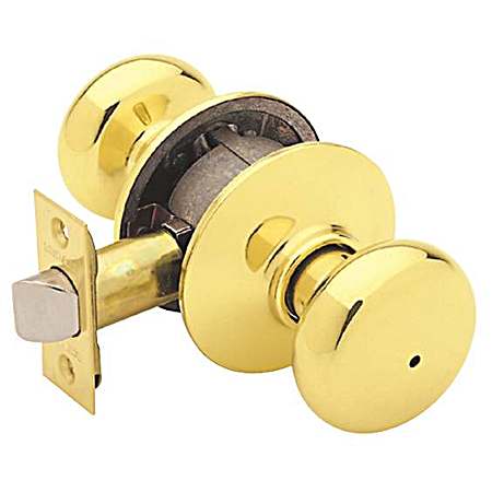 Plymouth Bright Brass Unkeyed Door Knob