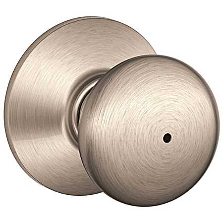 Plymouth F40 Satin Nickel Round Full Ball Knob Lockset