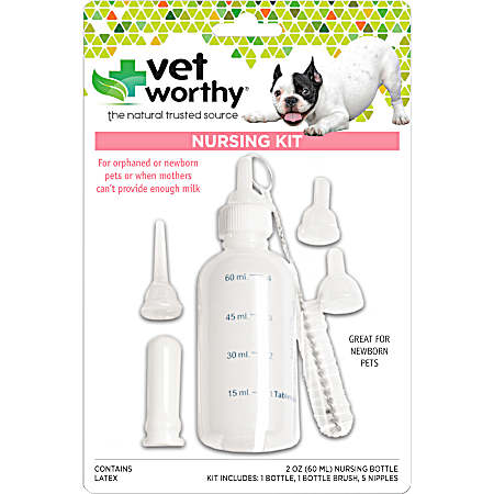 Nursing Kit w/ 2 oz Bottle for Dogs