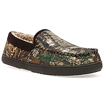Men's Realtree Camo Moccasin Slipper