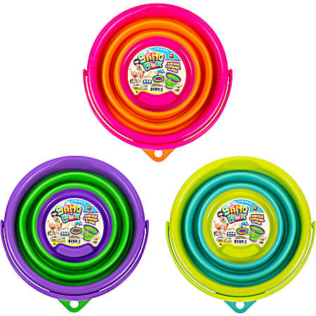 Sand Box Mega Expand-A-Pail - Assorted