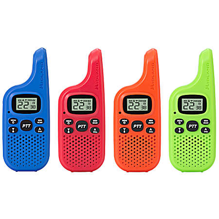 X-Talker Walkie Talkie 16-Mile Radio - 4 Pk
