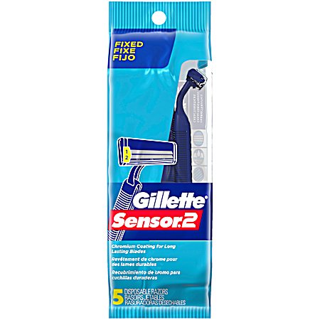 Sensor2 Plus Fixed Razors - 5 pk