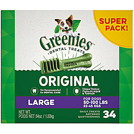 Original Large Size Dental Dog Treats