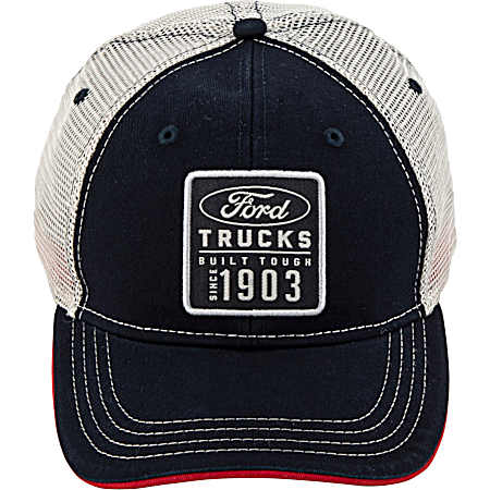 Men's Ford Patch Logo Black Cap