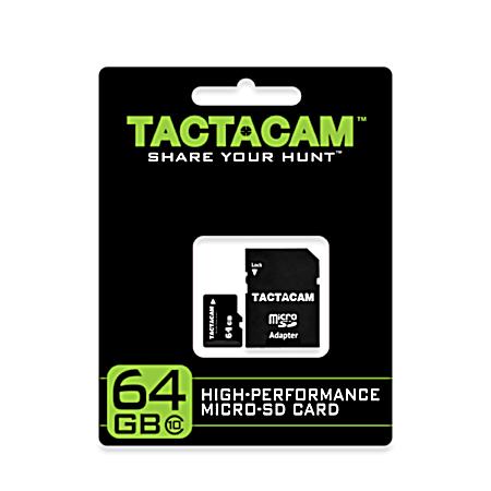 Black 64GB SD Card w/ SD adapter