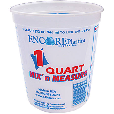 1 qt Mix 'n Measure Container