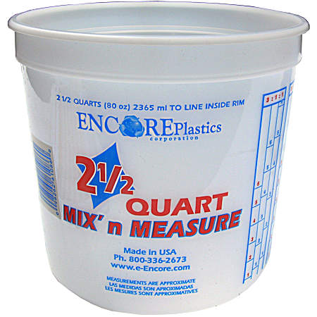 2.5 qt Mix 'n Measure Container