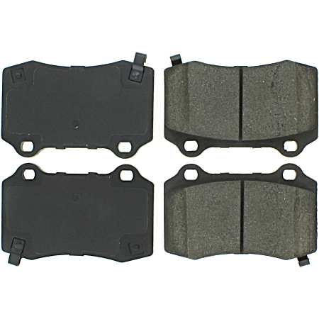 Premium Semi-Metallic Brake Pads w/ Shims & Hardware - 300.1053