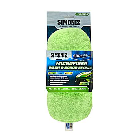 SureShine Microfiber Wash & Scrub Sponge