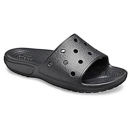 Men's Classic Black Slide Sandals