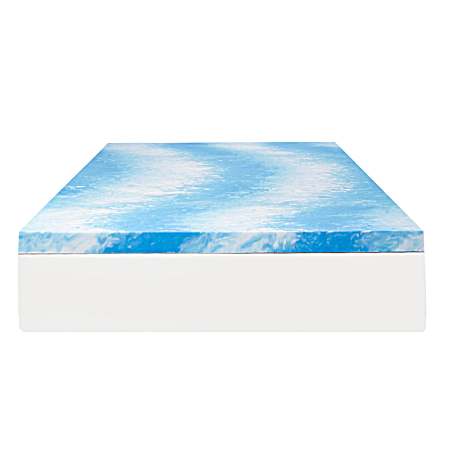 3 in SealyChill Gel Memory Foam Mattress Topper with Cover