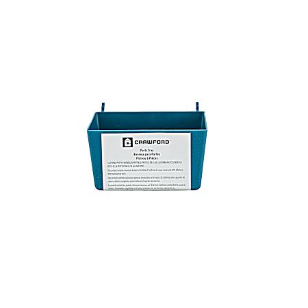 Blue Plastic Pegboard Parts Tray