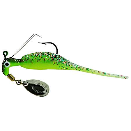 Green Lantern Glo Slab Runner Weedless w/Baby Shad Panfish Lure