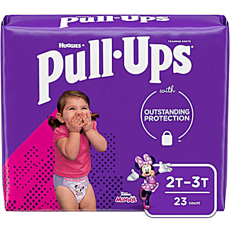Girls Pull-Ups Training Pants Jumbo Pack - Size 2T-3T