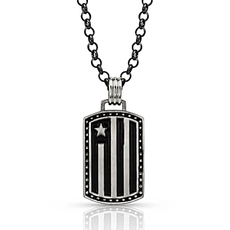 Independence Day Flag Necklace