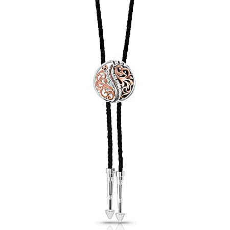 Wind Dancer Feather Bolo Tie