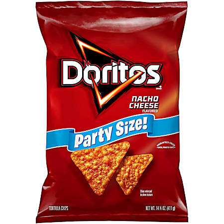 Nacho Cheese Flavored Tortilla Chips
