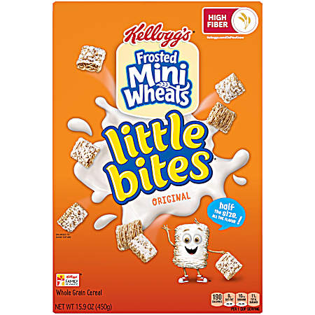 15.9 oz Frosted Mini-Wheats Little Bites Breakfast Cereal