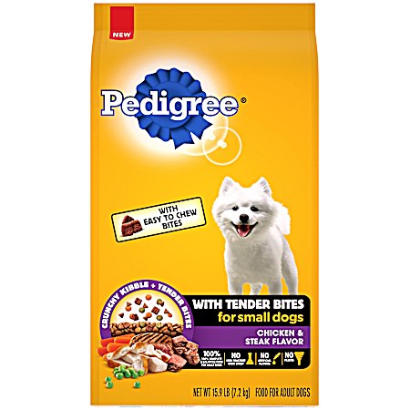 Adult Small Breed Tender Bites Chicken & Steak Dry Dog Food