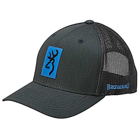 Men's Snap Shot Grey Mesh Back Ball Cap
