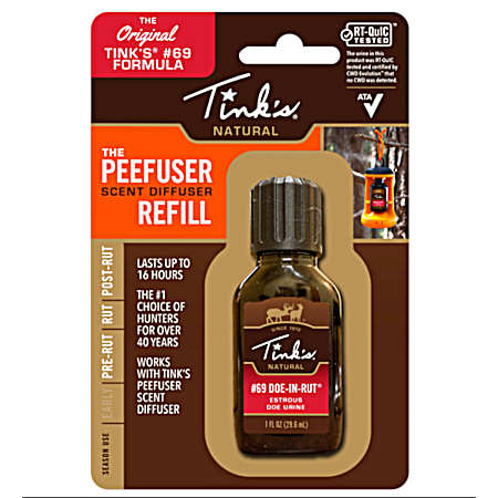 The Peefuser #69 Doe-in-Rut Scent Diffuser Refill