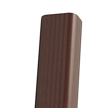 10 ft Brown Vinyl Traditional Downspout