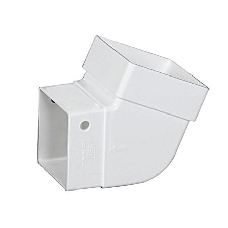 2 x 2 White Vinyl Square Contemporary A Elbow