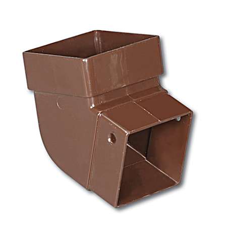 2 x 2 Brown Vinyl Square Contemporary A Elbow