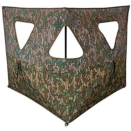 Mossy Oak Greenleaf Double Bull Stakeout Blind