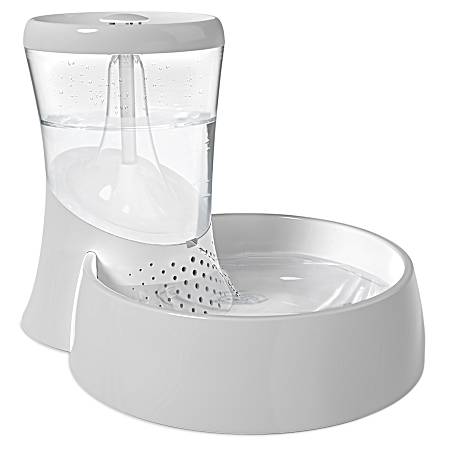 White Fresh Flow Rain Fountain for Pets