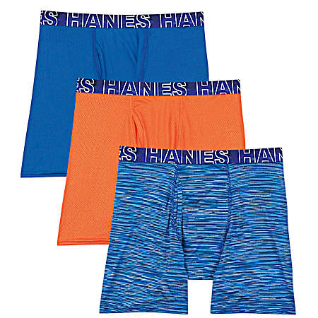 Men's Assorted Xtemp Performance Boxer Briefs - 3 Pk