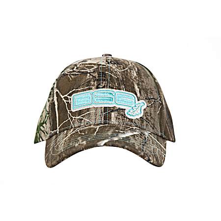 Ladies' Realtree Edge Distressed Camo Baseball Cap